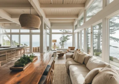 Elegant Coastal erenity Dining Room